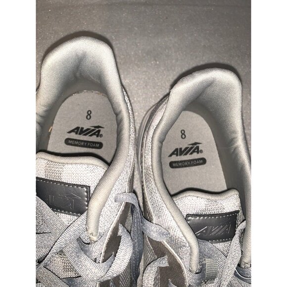 Avia Womens Memory Foam Sneakers Size 8 Gray Athletic Shoes - Picture 4 of 6